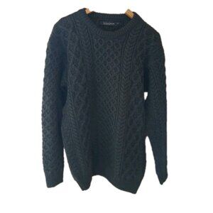 Irelandseye 100% Wool Cable Knit Sweater